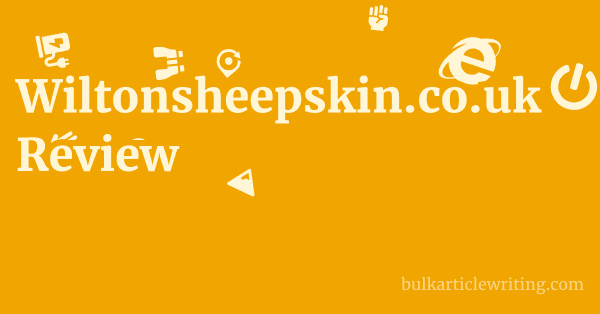 Wiltonsheepskin.co.uk Review 1 by