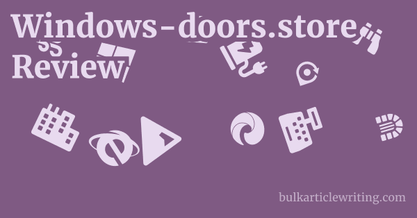 Windows-doors.store Review 1 by