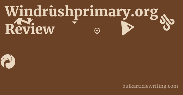 Windrushprimary.org Review 1 by
