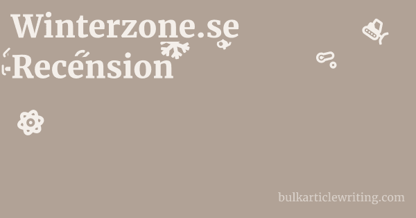 Winterzone.se Recension 1 by