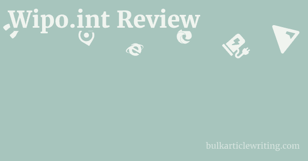 Wipo.int Review 1 by