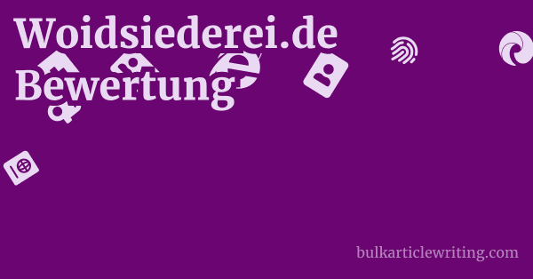 Woidsiederei.de Bewertung 1 by