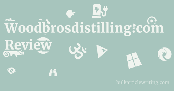 Woodbrosdistilling.com Review 1 by