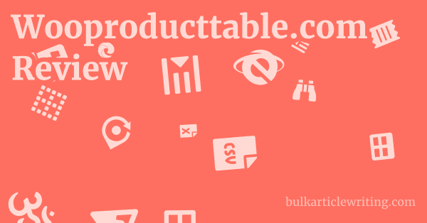Wooproducttable.com Review 1 by