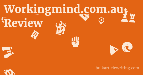 Workingmind.com.au Review 1 by