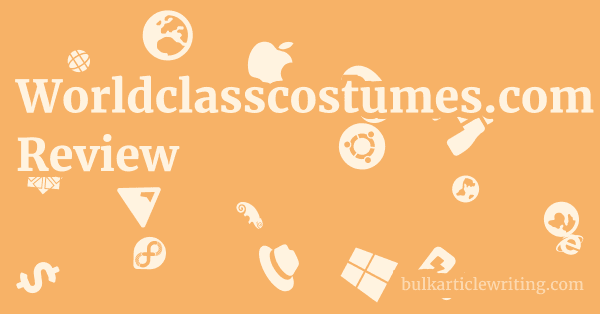 Worldclasscostumes.com Review 1 by