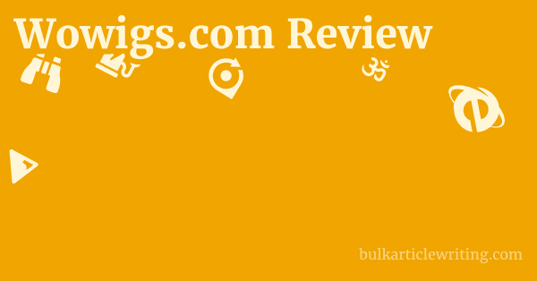 Wowigs.com Review 1 by