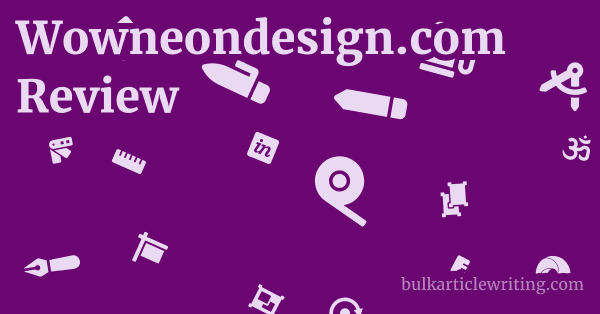 Wowneondesign.com Review 1 by