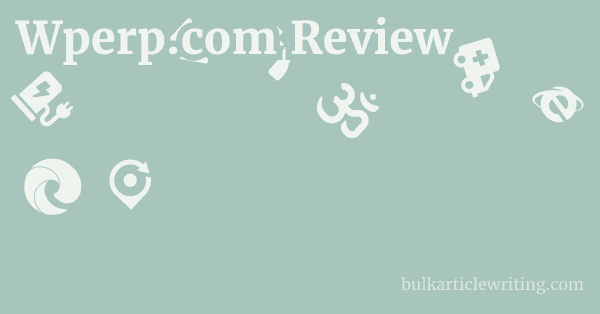 Wperp.com Review 1 by Partners