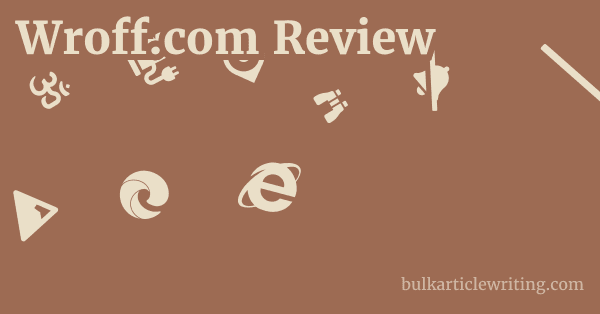 Wroff.com Review 1 by