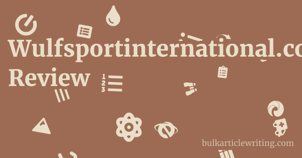 Wulfsportinternational.co.uk Review 2 by Wulfsportinternational.co.uk Review 1 by