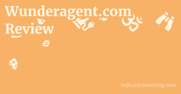 Wunderagent.com Review 1 by