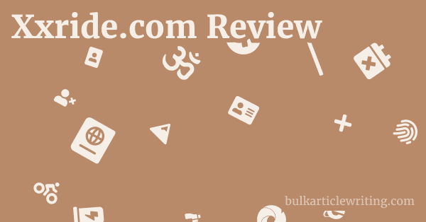 Xxride.com Review 1 by