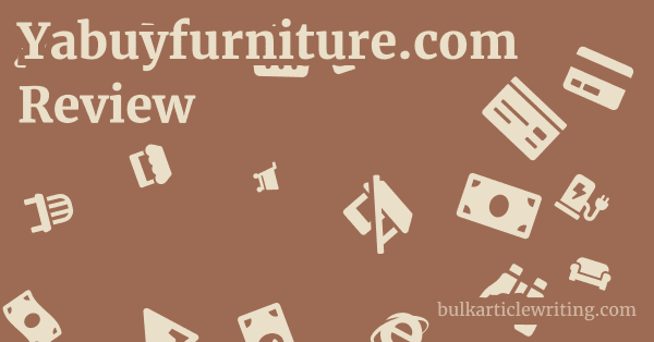Yabuyfurniture.com Review 1 by