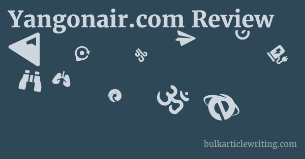 Yangonair.com Review 1 by