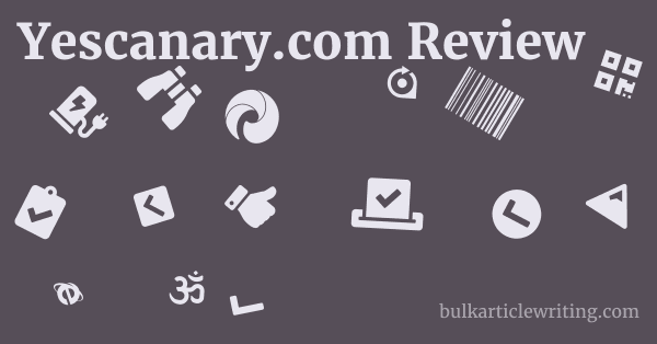 Yescanary.com Review 1 by Partners