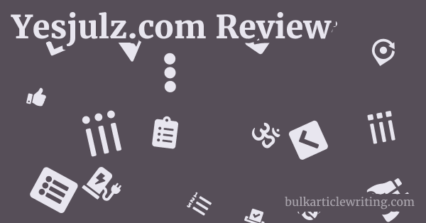 Yesjulz.com Review 1 by