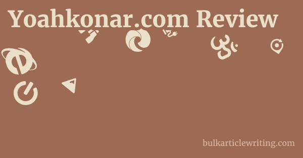 Yoahkonar.com Review 1 by
