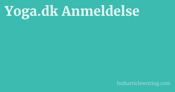 Yoga.dk Anmeldelse 1 by