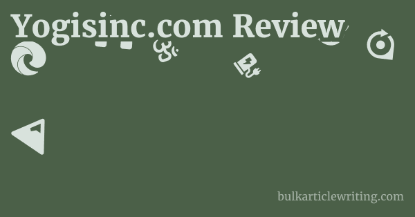Yogisinc.com Review 1 by