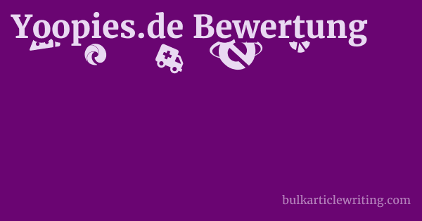 Yoopies.de Bewertung 1 by
