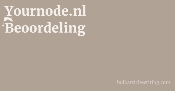 Yournode.nl Beoordeling 1 by
