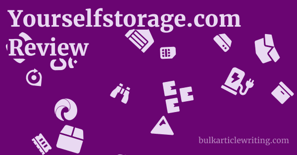 Yourselfstorage.com Review 1 by