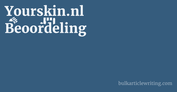 Yourskin.nl Beoordeling 1 by