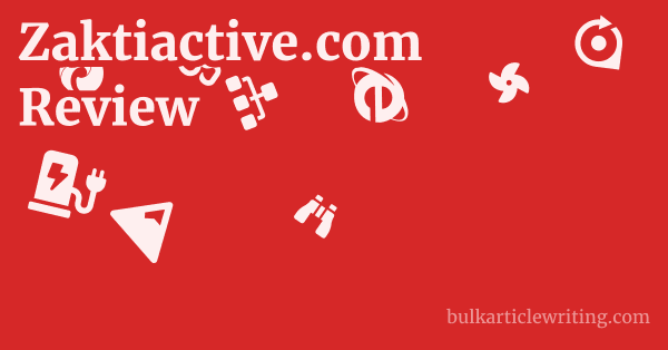 Zaktiactive.com Review 1 by