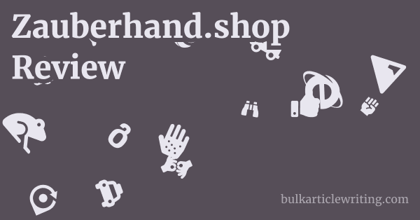 Zauberhand.shop Review 1 by