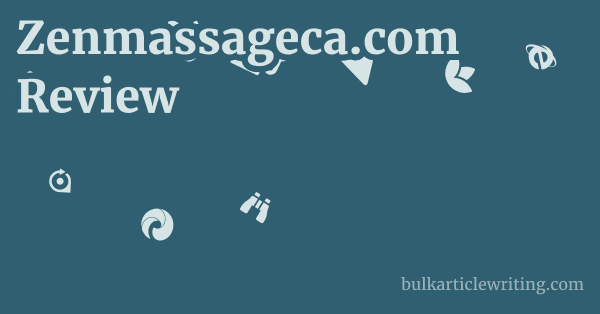 Zenmassageca.com Review 1 by