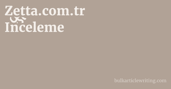 Zetta.com.tr Inceleme