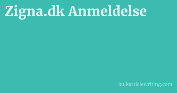 Zigna.dk Anmeldelse 1 by