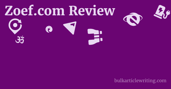 Zoef.com Review 1 by